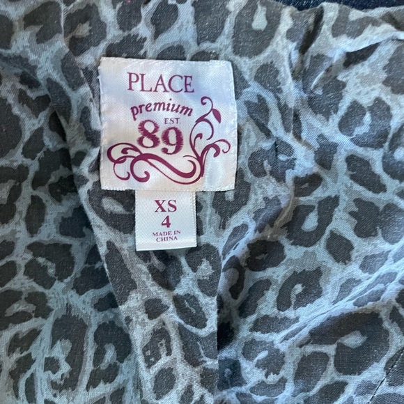 The Children’s Place Premium Jean Jacket! Size 4 EUC! Military jacket? - Picture 6 of 6